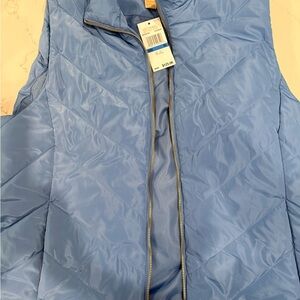 Michael Kors Blue Quilted Vest